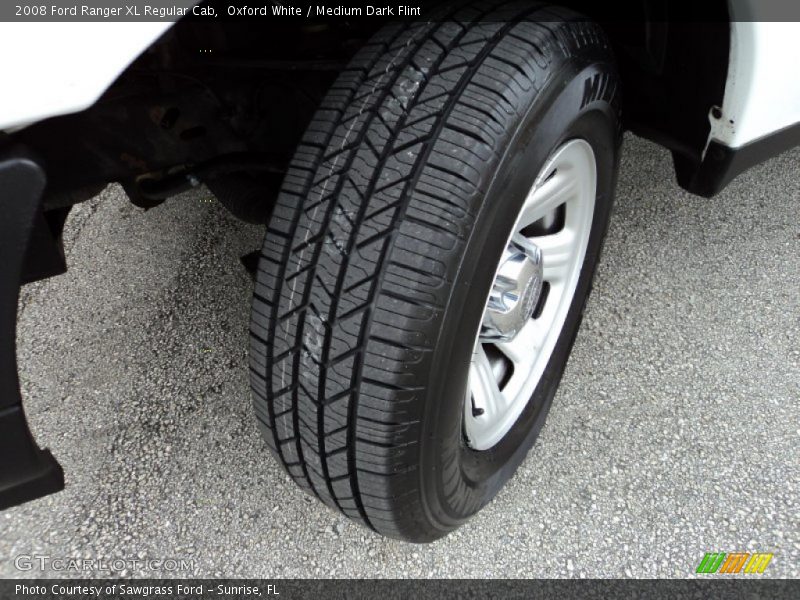 Oxford White / Medium Dark Flint 2008 Ford Ranger XL Regular Cab