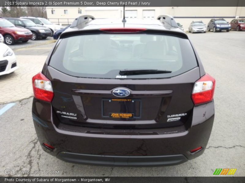 Deep Cherry Red Pearl / Ivory 2013 Subaru Impreza 2.0i Sport Premium 5 Door