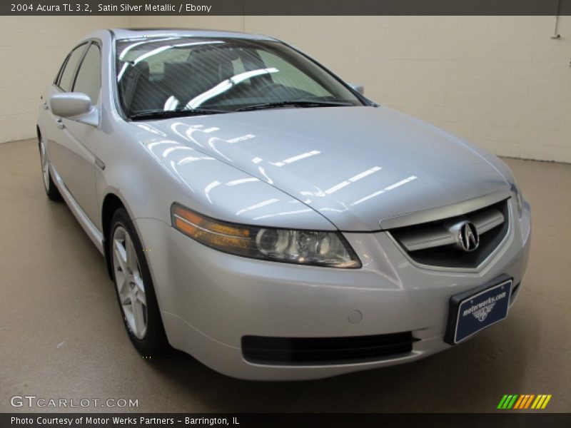 Satin Silver Metallic / Ebony 2004 Acura TL 3.2
