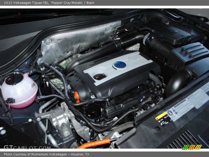 Pepper Gray Metallic / Black 2013 Volkswagen Tiguan SEL