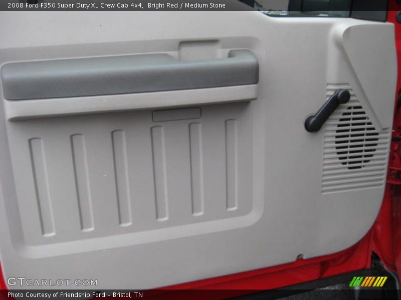 Bright Red / Medium Stone 2008 Ford F350 Super Duty XL Crew Cab 4x4