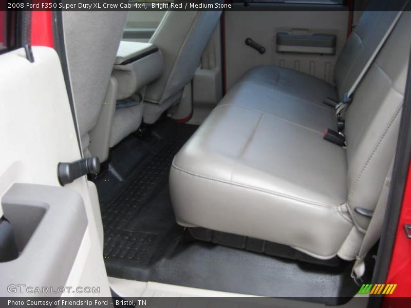Bright Red / Medium Stone 2008 Ford F350 Super Duty XL Crew Cab 4x4