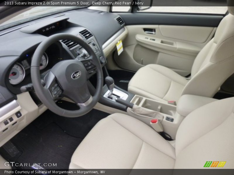 Ivory Interior - 2013 Impreza 2.0i Sport Premium 5 Door 