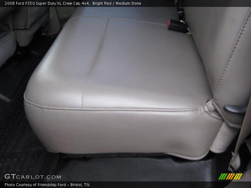 Bright Red / Medium Stone 2008 Ford F350 Super Duty XL Crew Cab 4x4