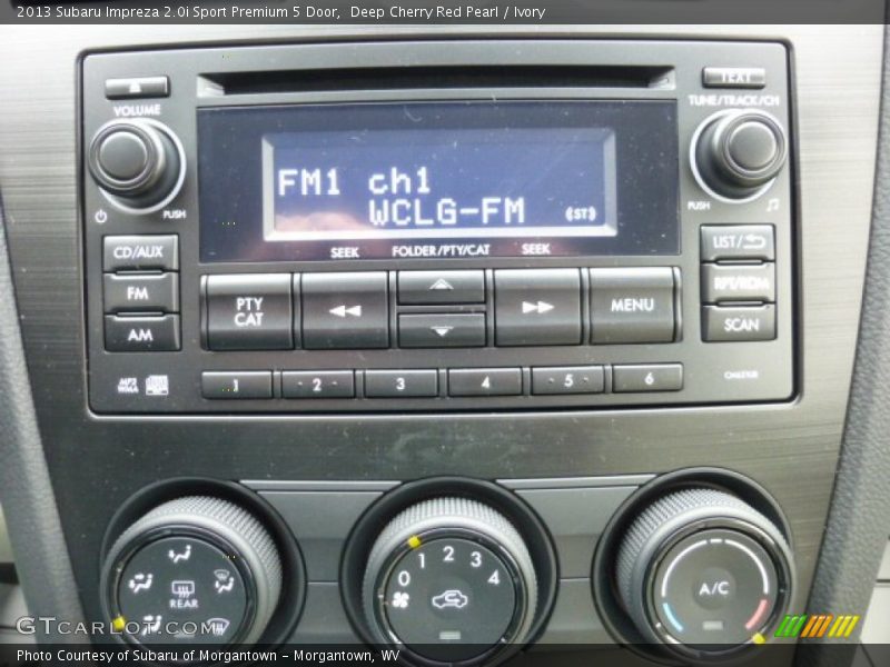Controls of 2013 Impreza 2.0i Sport Premium 5 Door