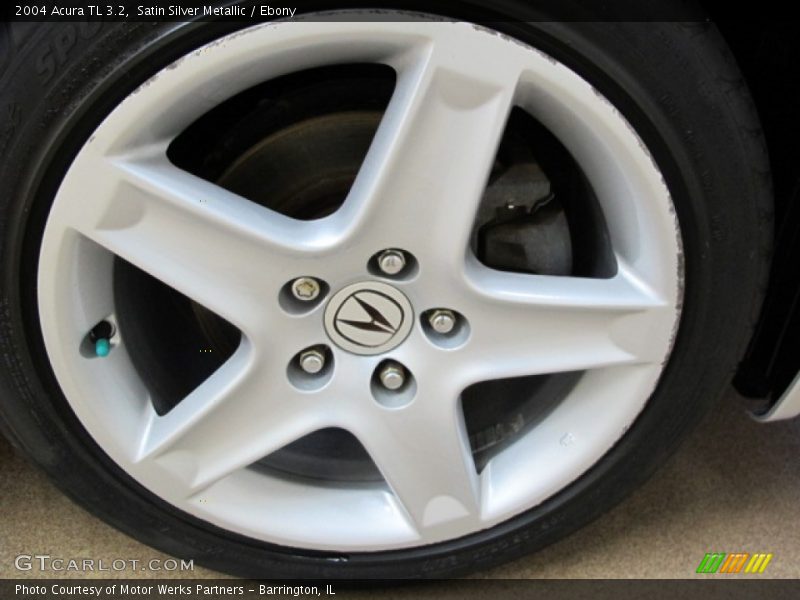 Satin Silver Metallic / Ebony 2004 Acura TL 3.2