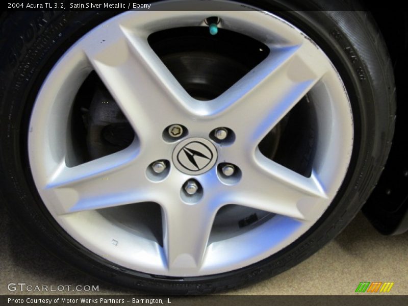 Satin Silver Metallic / Ebony 2004 Acura TL 3.2