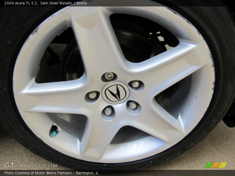 Satin Silver Metallic / Ebony 2004 Acura TL 3.2
