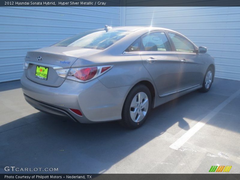 Hyper Silver Metallic / Gray 2012 Hyundai Sonata Hybrid