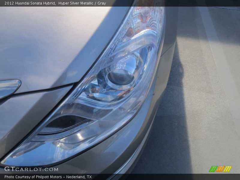 Hyper Silver Metallic / Gray 2012 Hyundai Sonata Hybrid