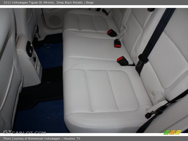 Deep Black Metallic / Beige 2013 Volkswagen Tiguan SE 4Motion