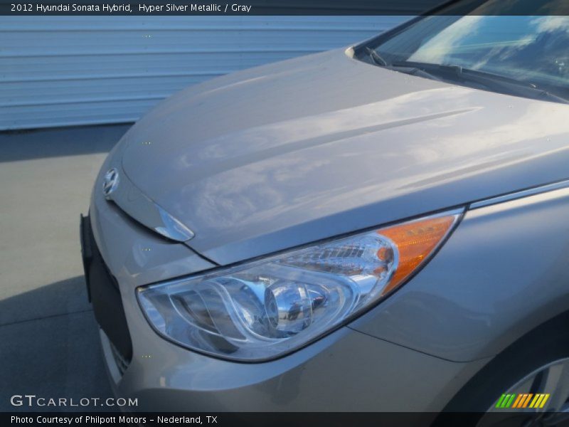 Hyper Silver Metallic / Gray 2012 Hyundai Sonata Hybrid