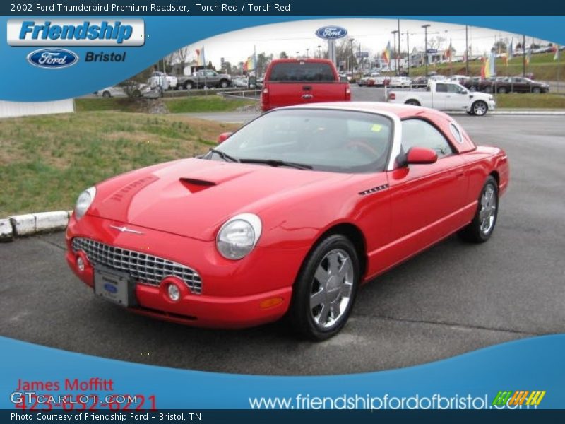 Torch Red / Torch Red 2002 Ford Thunderbird Premium Roadster