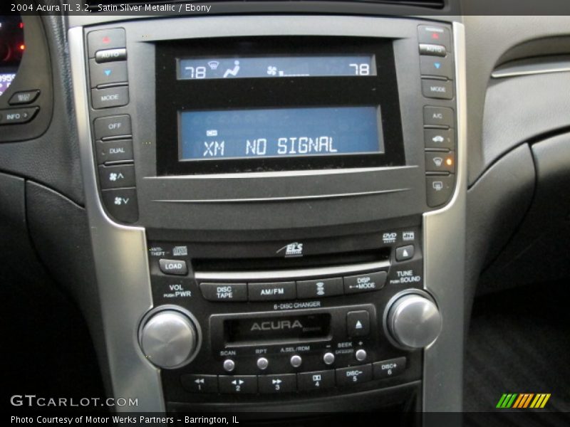Satin Silver Metallic / Ebony 2004 Acura TL 3.2