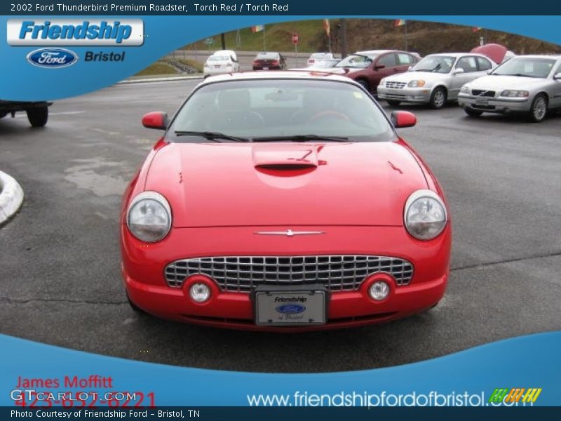 Torch Red / Torch Red 2002 Ford Thunderbird Premium Roadster