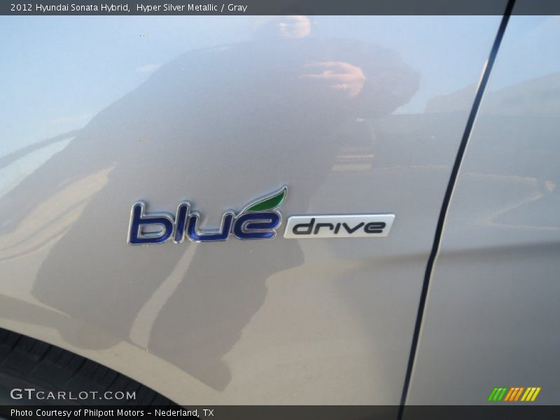 Hyper Silver Metallic / Gray 2012 Hyundai Sonata Hybrid