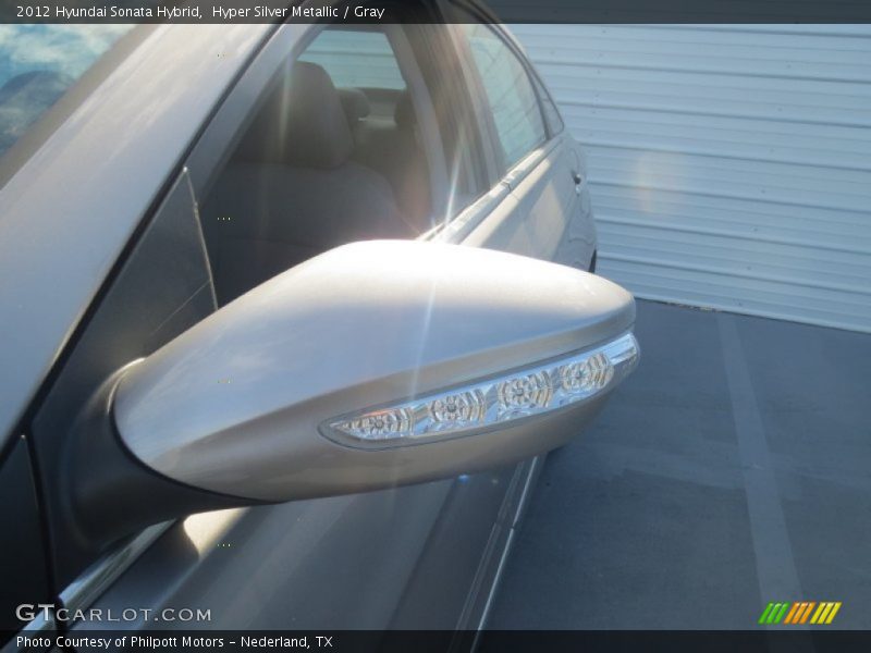 Hyper Silver Metallic / Gray 2012 Hyundai Sonata Hybrid