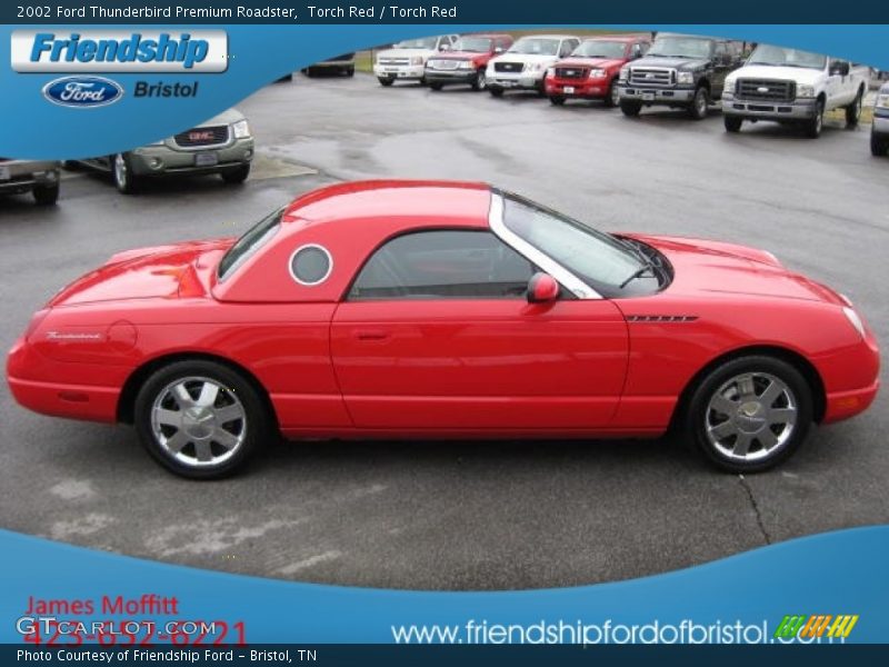 Torch Red / Torch Red 2002 Ford Thunderbird Premium Roadster