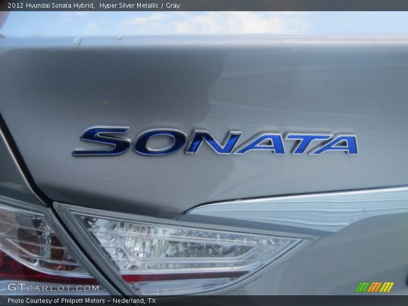 Hyper Silver Metallic / Gray 2012 Hyundai Sonata Hybrid
