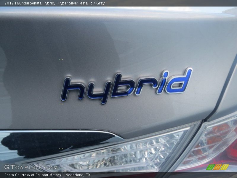 Hyper Silver Metallic / Gray 2012 Hyundai Sonata Hybrid