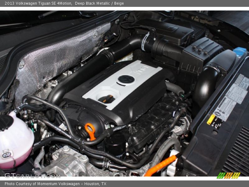 Deep Black Metallic / Beige 2013 Volkswagen Tiguan SE 4Motion