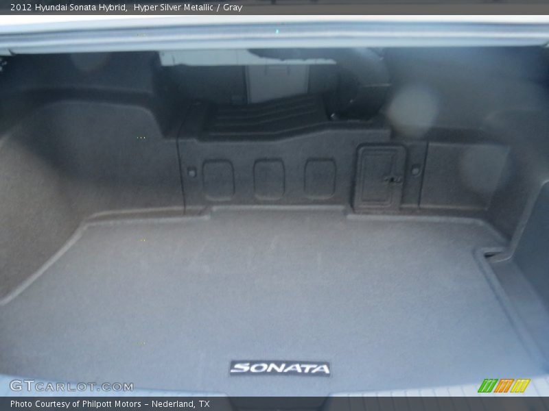 Hyper Silver Metallic / Gray 2012 Hyundai Sonata Hybrid