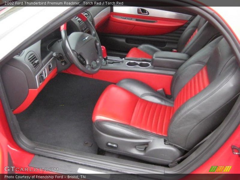 2002 Thunderbird Premium Roadster Torch Red Interior