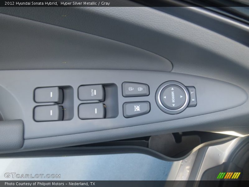 Hyper Silver Metallic / Gray 2012 Hyundai Sonata Hybrid