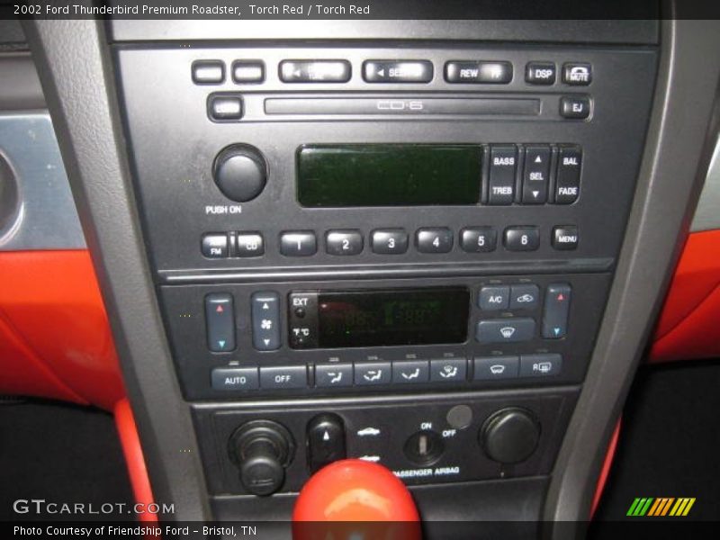 Controls of 2002 Thunderbird Premium Roadster