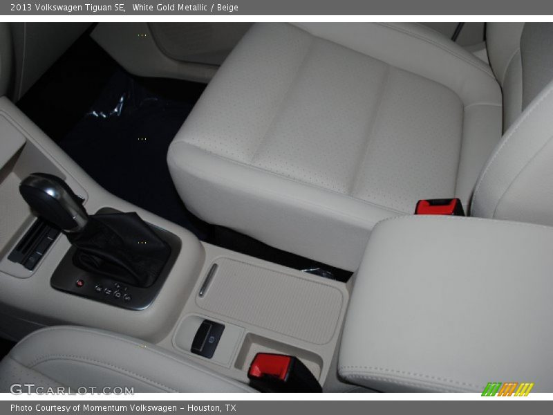 White Gold Metallic / Beige 2013 Volkswagen Tiguan SE