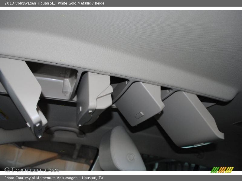 White Gold Metallic / Beige 2013 Volkswagen Tiguan SE