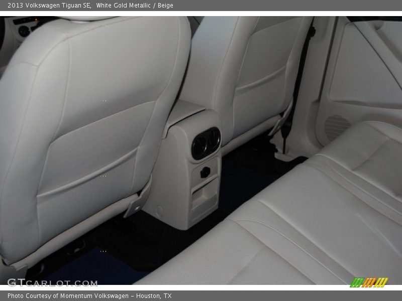 White Gold Metallic / Beige 2013 Volkswagen Tiguan SE