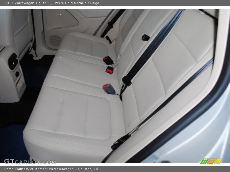 White Gold Metallic / Beige 2013 Volkswagen Tiguan SE
