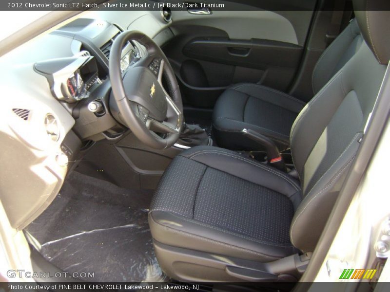 Silver Ice Metallic / Jet Black/Dark Titanium 2012 Chevrolet Sonic LTZ Hatch