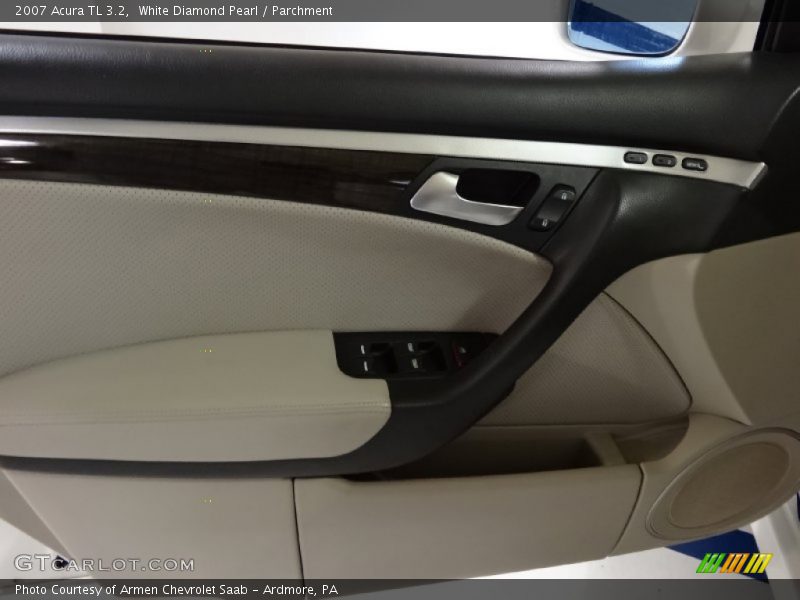White Diamond Pearl / Parchment 2007 Acura TL 3.2