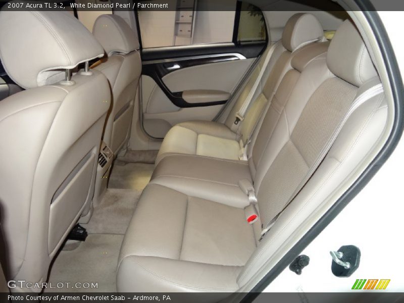 Rear Seat of 2007 TL 3.2