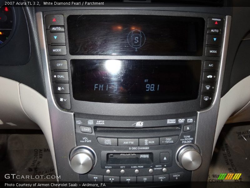 White Diamond Pearl / Parchment 2007 Acura TL 3.2