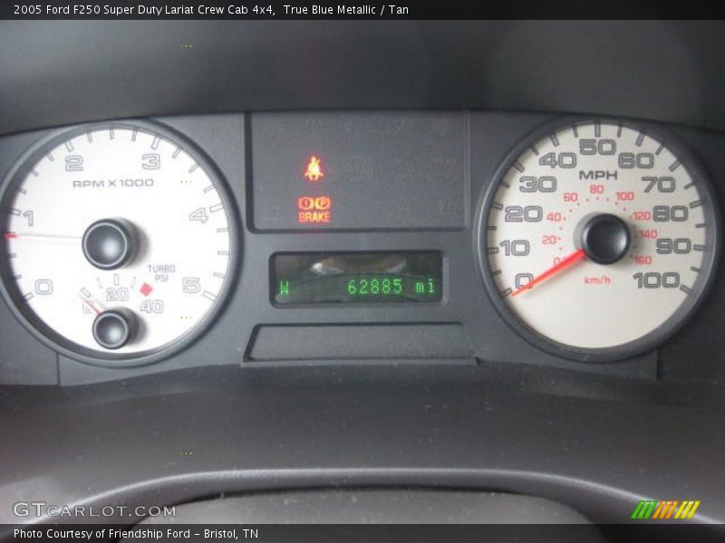  2005 F250 Super Duty Lariat Crew Cab 4x4 Lariat Crew Cab 4x4 Gauges