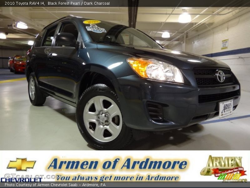 Black Forest Pearl / Dark Charcoal 2010 Toyota RAV4 I4