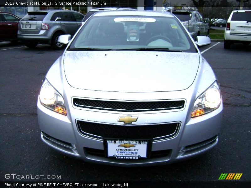 Silver Ice Metallic / Titanium 2012 Chevrolet Malibu LT