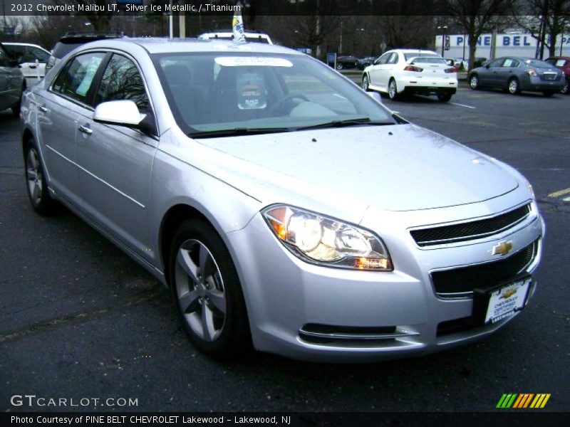 Silver Ice Metallic / Titanium 2012 Chevrolet Malibu LT