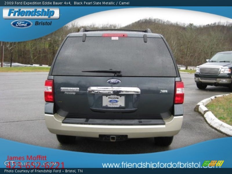 Black Pearl Slate Metallic / Camel 2009 Ford Expedition Eddie Bauer 4x4