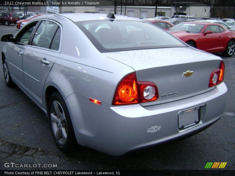 Silver Ice Metallic / Titanium 2012 Chevrolet Malibu LT