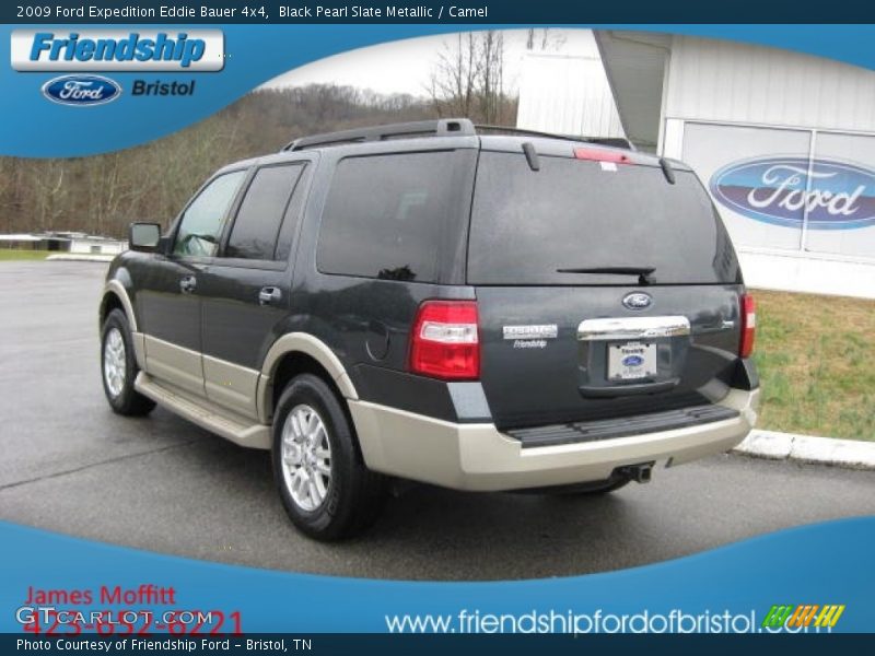 Black Pearl Slate Metallic / Camel 2009 Ford Expedition Eddie Bauer 4x4
