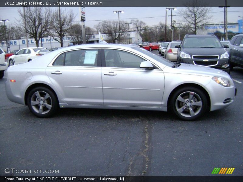 Silver Ice Metallic / Titanium 2012 Chevrolet Malibu LT