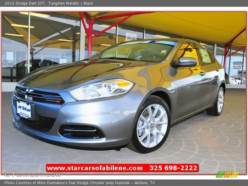 Tungsten Metallic / Black 2013 Dodge Dart SXT