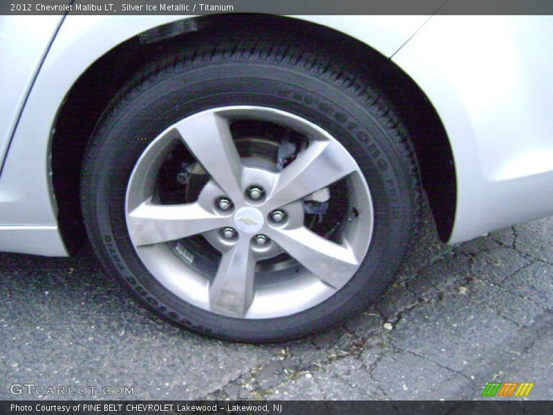 Silver Ice Metallic / Titanium 2012 Chevrolet Malibu LT
