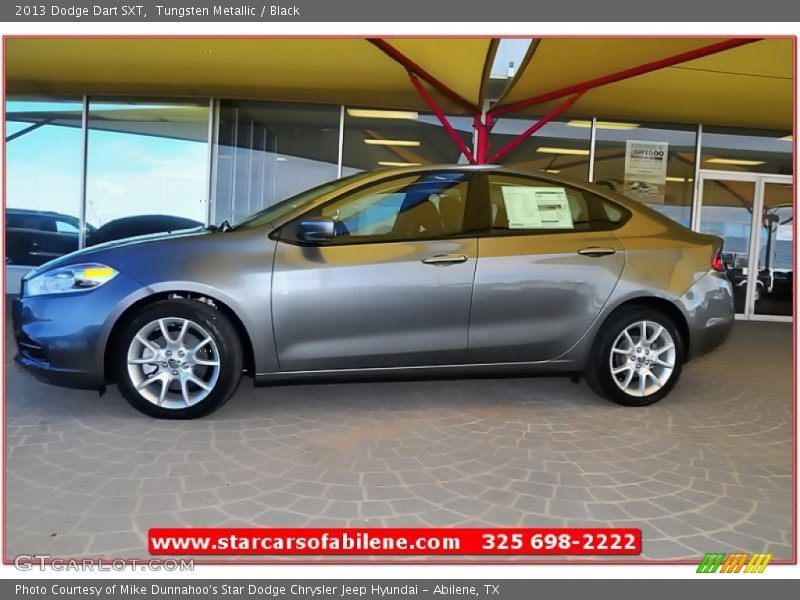 Tungsten Metallic / Black 2013 Dodge Dart SXT