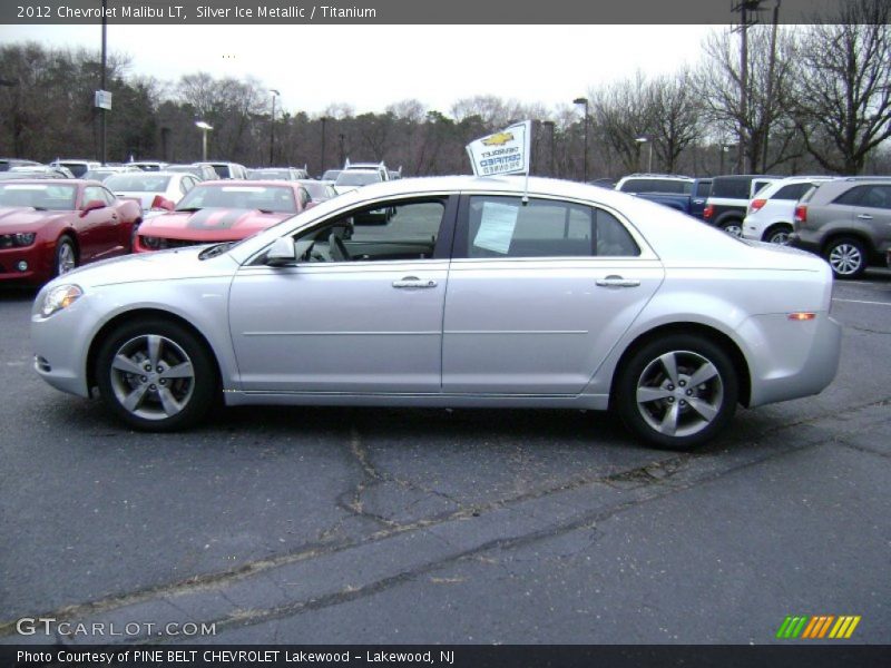 Silver Ice Metallic / Titanium 2012 Chevrolet Malibu LT