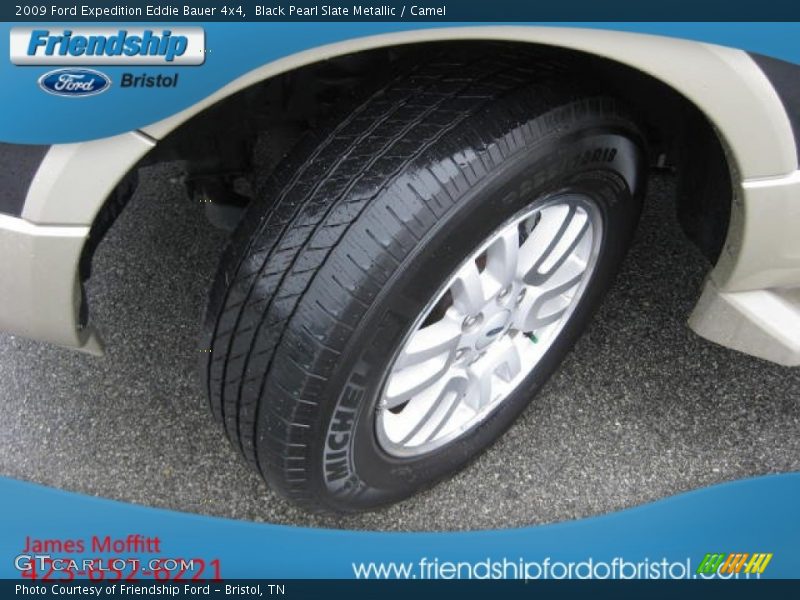 Black Pearl Slate Metallic / Camel 2009 Ford Expedition Eddie Bauer 4x4